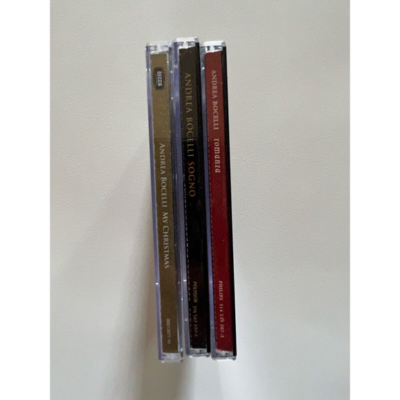 Andrea Bocelli My Christmas / Sogno / Romanza CD DVD Lot Play Tested - Picture 3 of 4